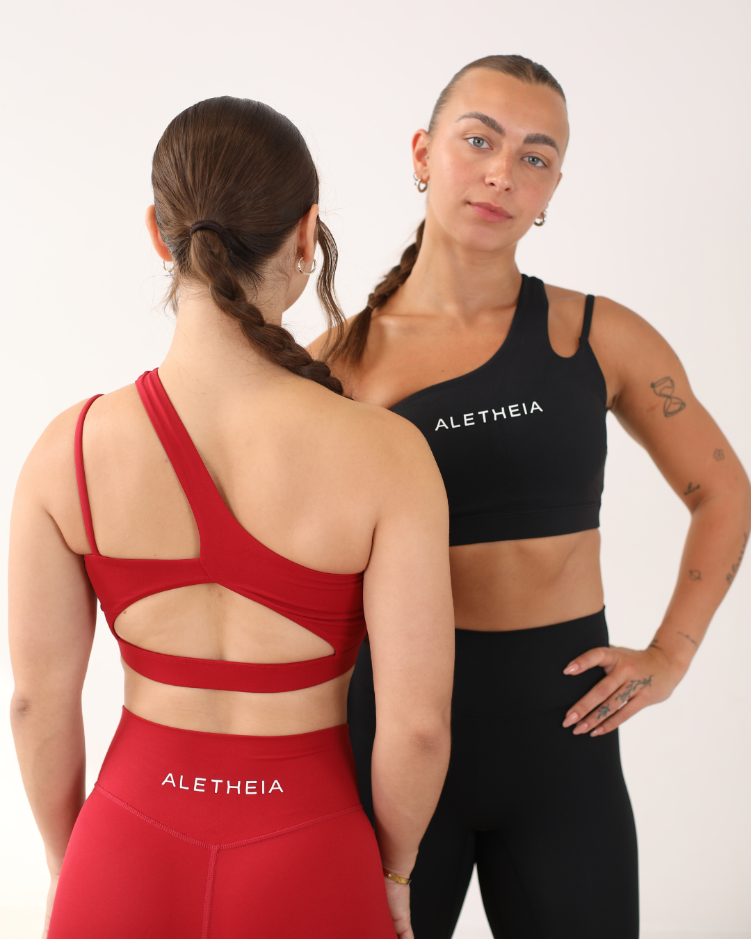 Cloud One Shoulder Bra Blackberry